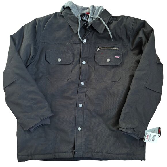 Genuine Dickies Men's Canvas Hooded Shirt Jacket - XL - Picture 5 of 7